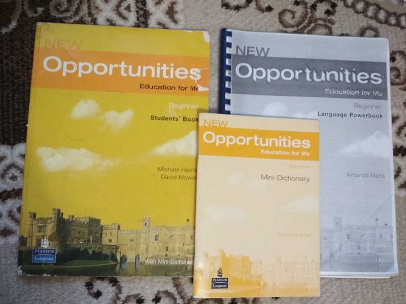 Английский new opportunities