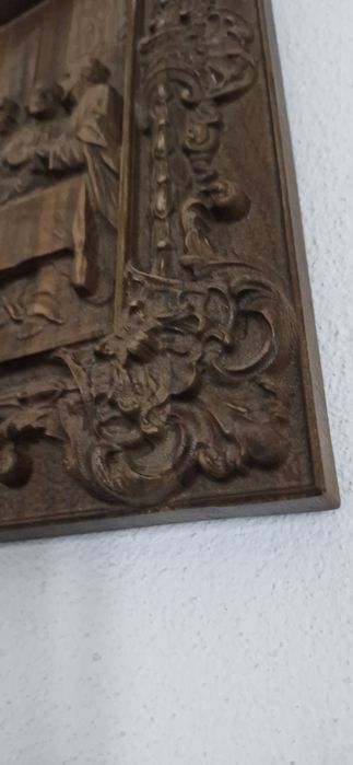 Icoana  veche pe lemn