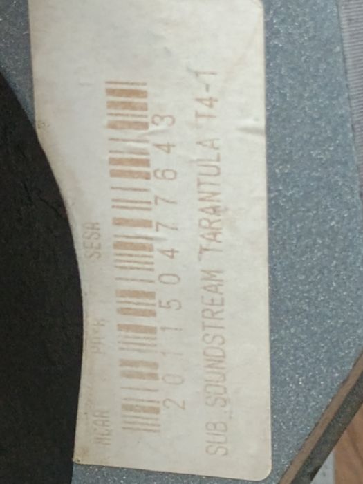 Subwoofer Soundstrream Tarantula T4- 1