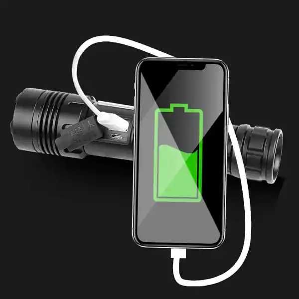 Фенер за лов, 5000LM XHP 160 акумулаторен прожектор