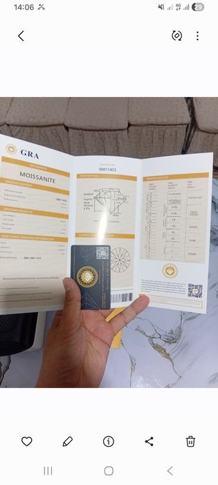 Кольцо  бриллиант