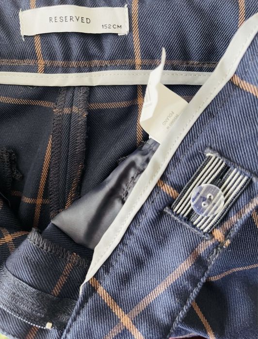 Pantaloni costum Reserved carouri 152cm