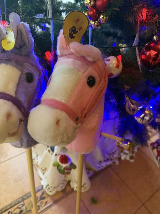 лошадка каталка на палке