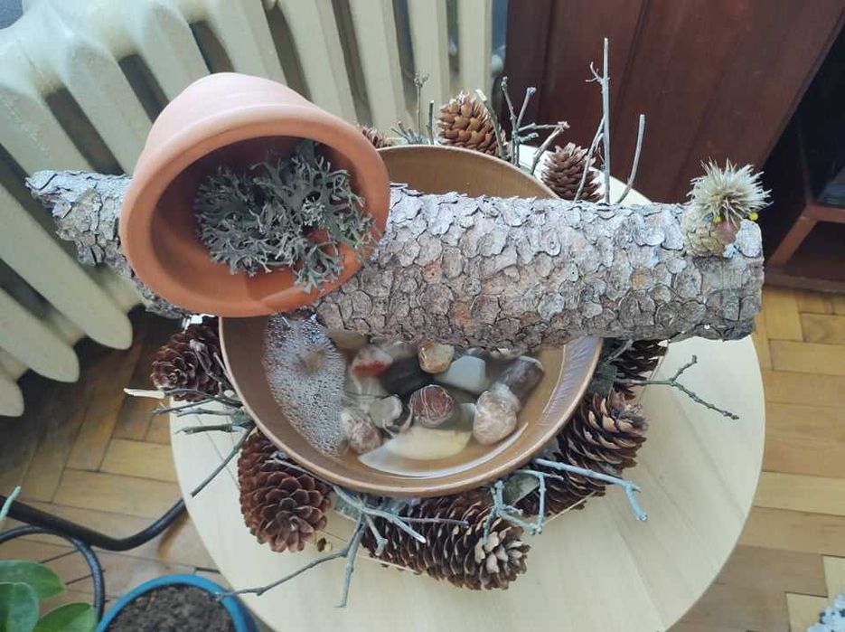 Фонтан - горски с бухал - НАМАЛЕН