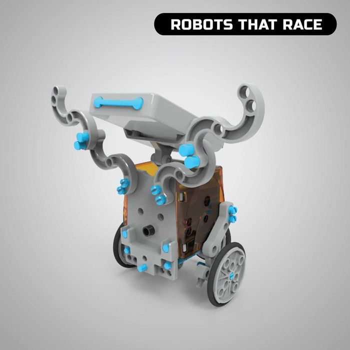 Робототехника STEM 12-в-1 для создания солнечного робота