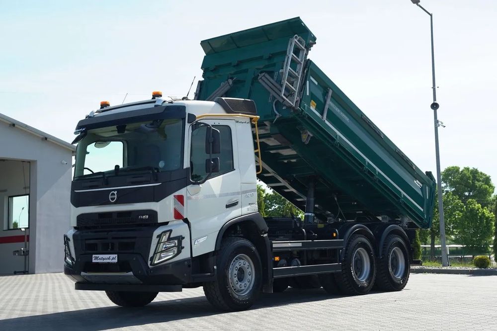 Volvo FMX 420 / 6X4 / BASCULATOR 3 LATE / MEILLER / 8.000 KM / I-SHIFT / EURO 6 /