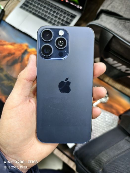 iPhone 15 pro max natural va blue 256gb