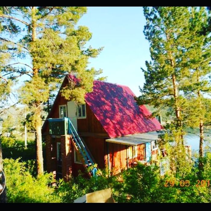 Домик голубой залив