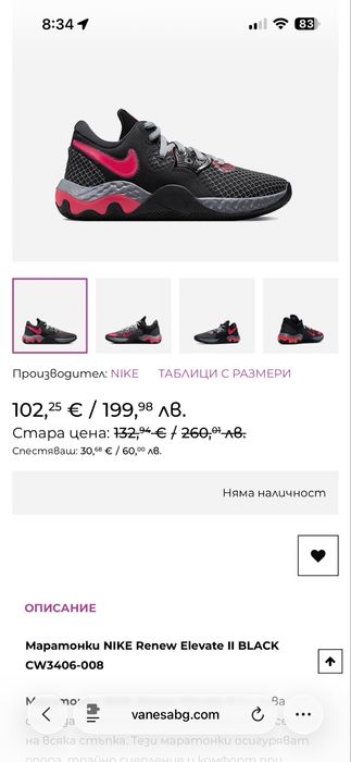 Маратонки NIKE Renew Elevate II BLACK