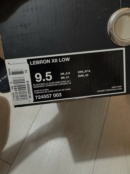 Adidasi nike lebron james XII LOW