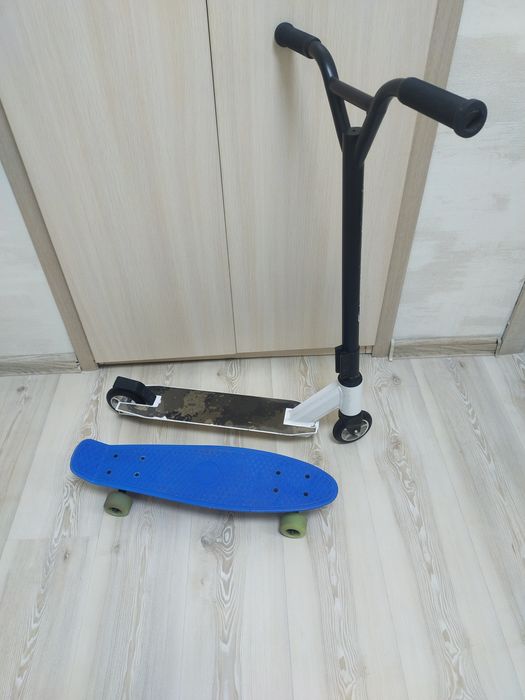 Продам самокат и скеитборд