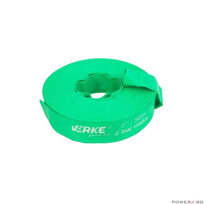 Furtun apa tip pompier cauciucat 2 bari, 2"50 metriVerke