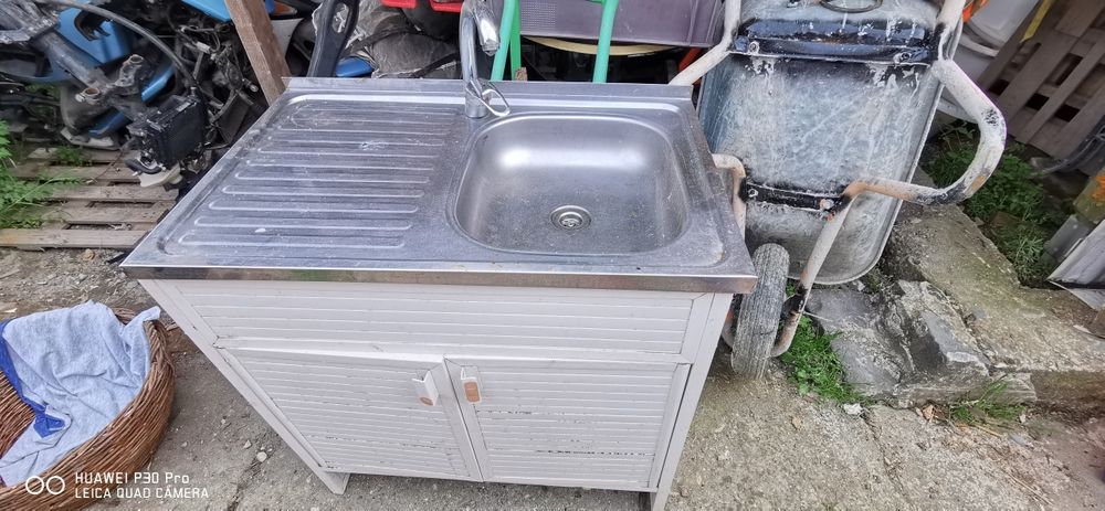 Masca pentru bucatarie+ghiuveta inox+baterie inox