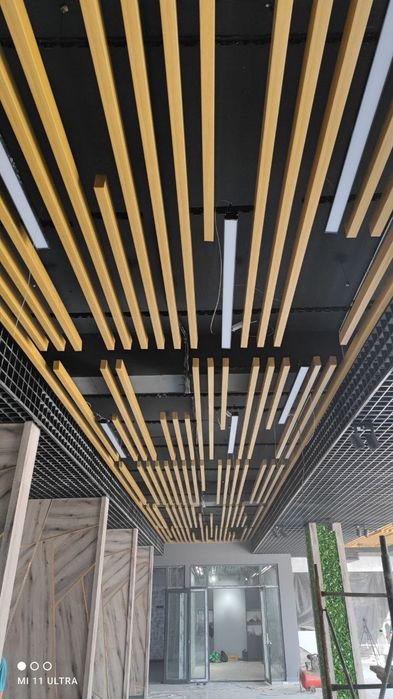 Potolok reychni reyka потолок Реечни рейка Грильято Армстронг(7)