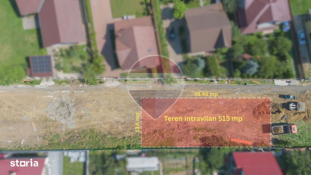 Teren 515 mp cu proiect de casă și autorizație în curs – Bod