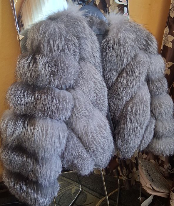 Haina de blană naturală