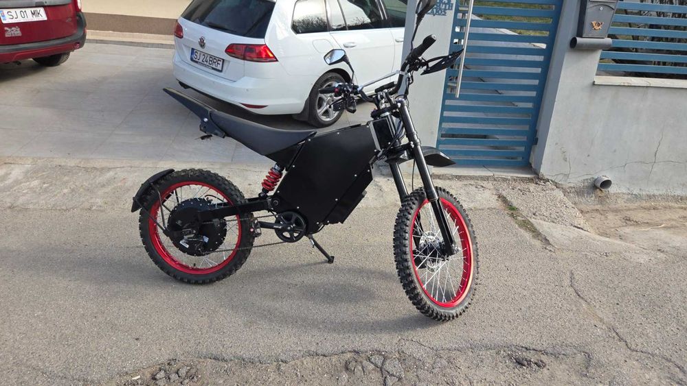 E-Bike STEALTH BOMBER  Enduro DirtBike, 72V,75Ah, 20kW peak