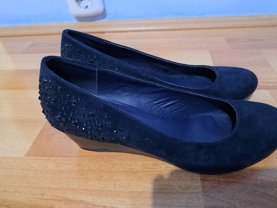 Pantofi damă albastru închis