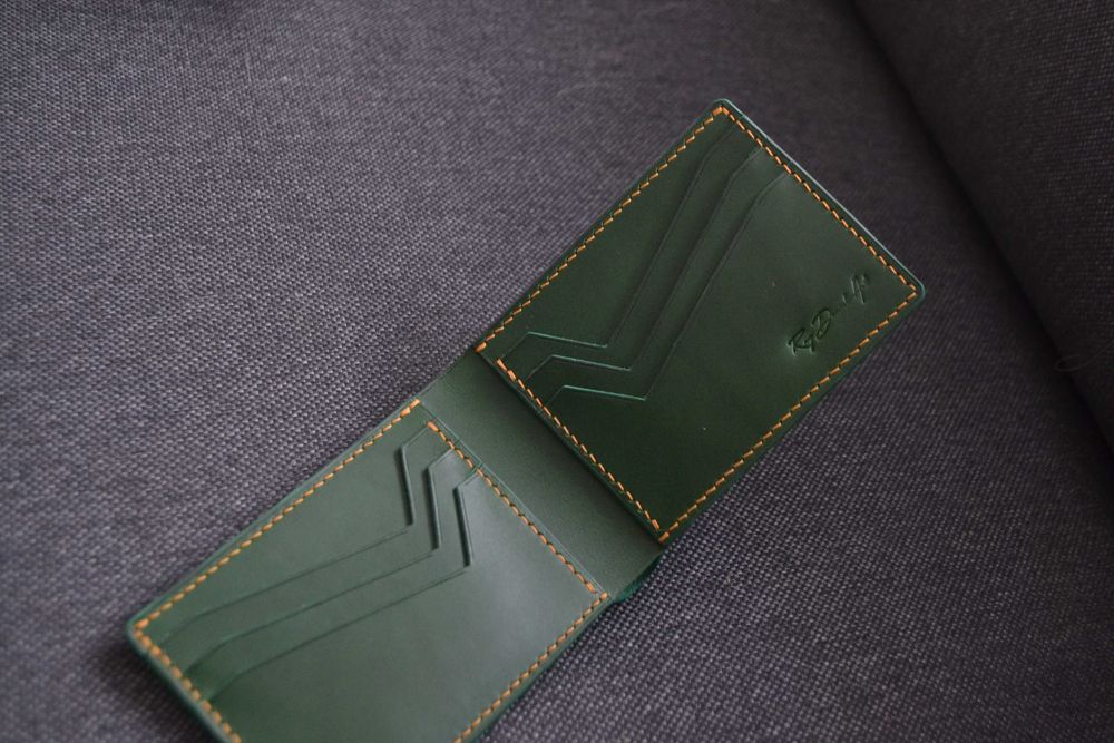 Portofel din piele naturala lucrat  Bi-fold Long CONCERIA WALPIER BUTTERO