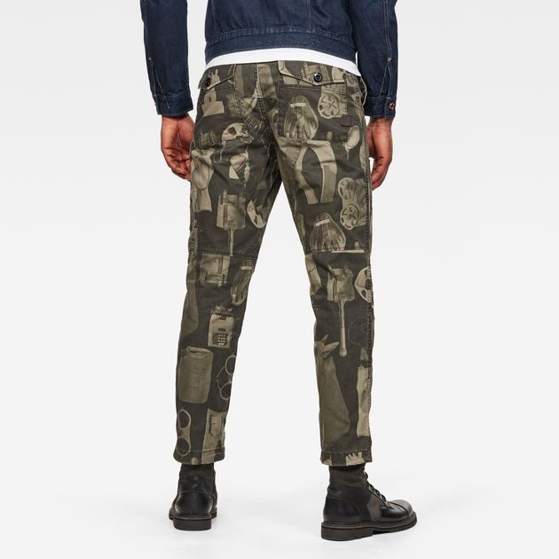 Мъжки тънки панталони G-star Raw Torrick W32 нови оригинални камуфлаж
