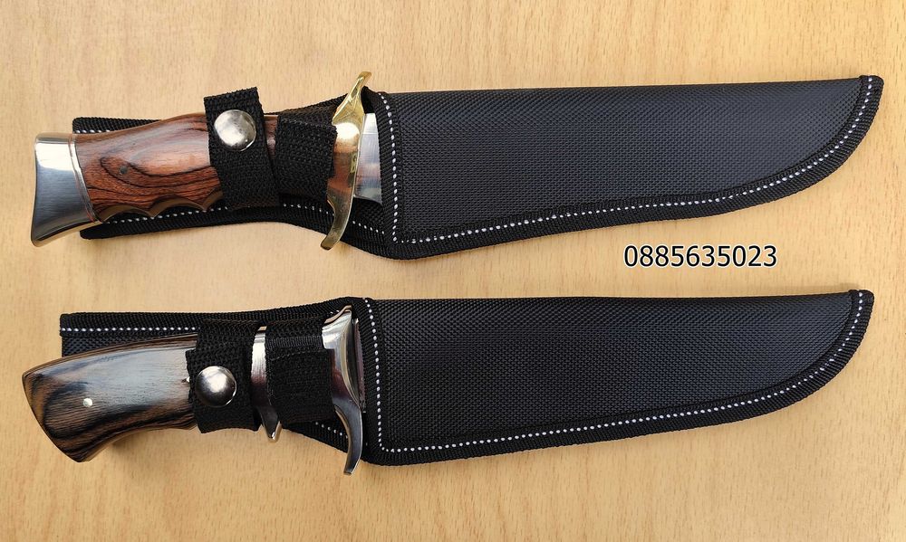 Ловен нож с месингов гард