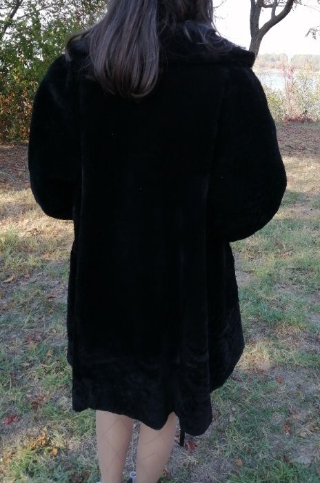 Палто от агнешка кожа