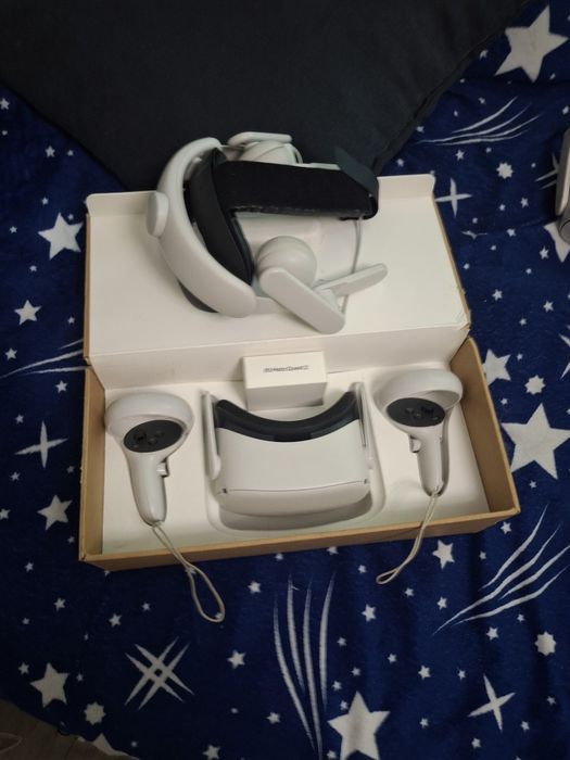 Casca vr meta quest 2 + strap kiwi design