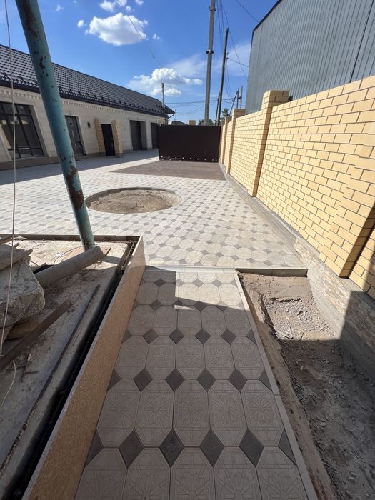 Брусчатка - профессиональная укладка