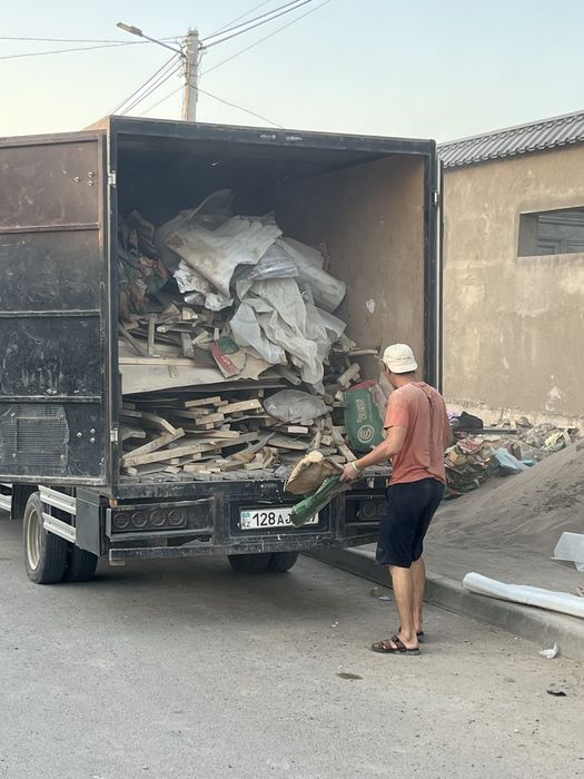 Вывоз мусор стройтельные. Газель мусор.