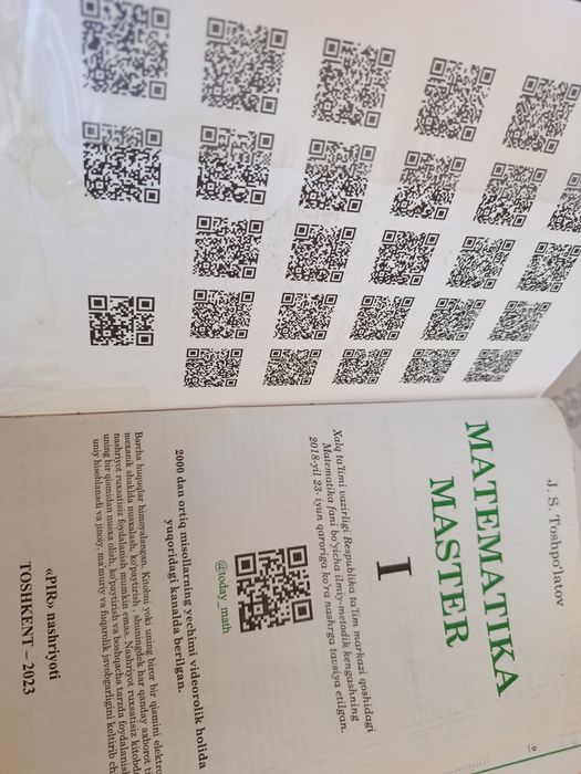 Matematika Master kitobi