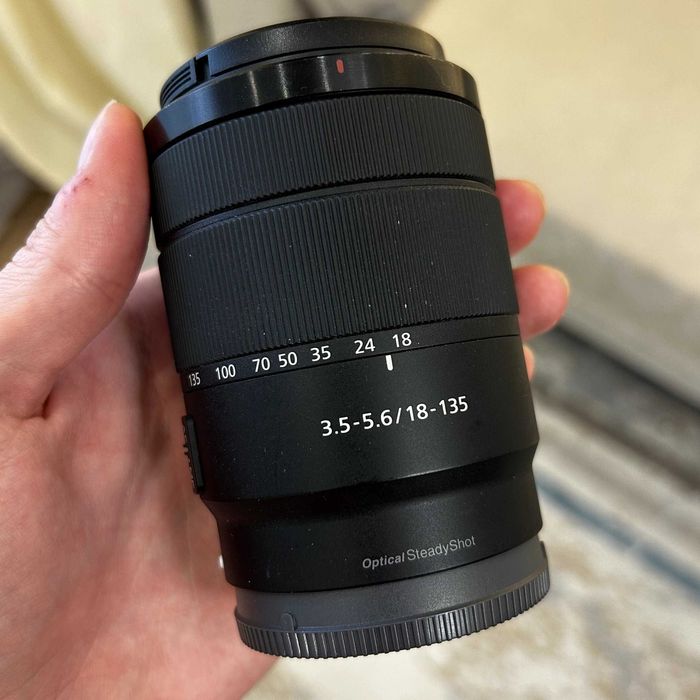 объектив Sony 18-135, на кроп.