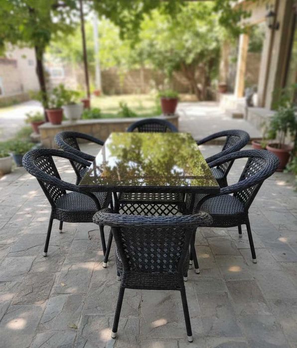 Столы и стулья под ротанг в Ташкенте , стол стул ратанг Тошкентда