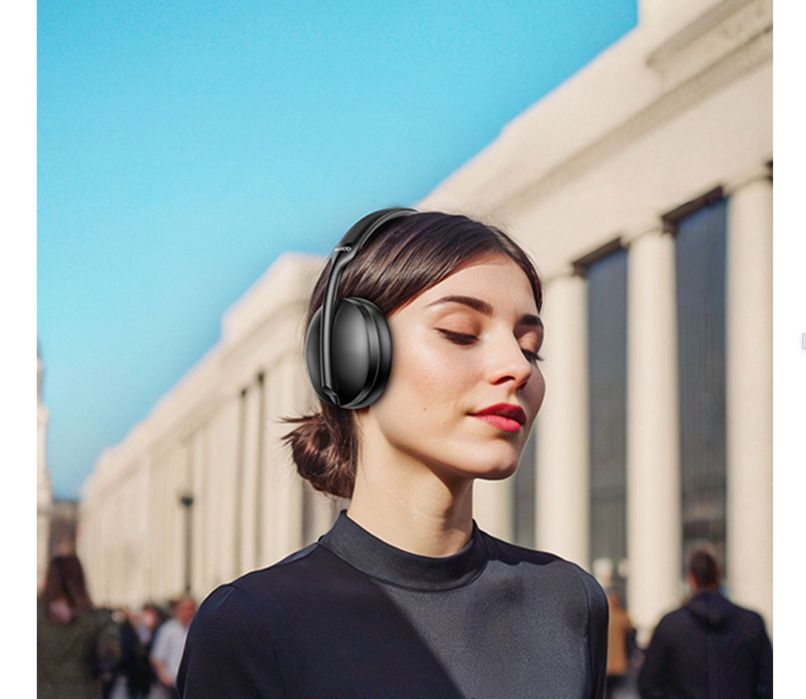 Casti Over-ear, Bluetooth, 500mAh - Yesido (EP08) - Black
