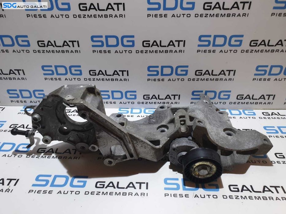 Suport Alternator Accesorii Motor cu Rola Intizatoare Curea Volkswagen Golf 6 1.6 CAYC CAYB 2008 - 2016 Cod 03L903143K [D0255]