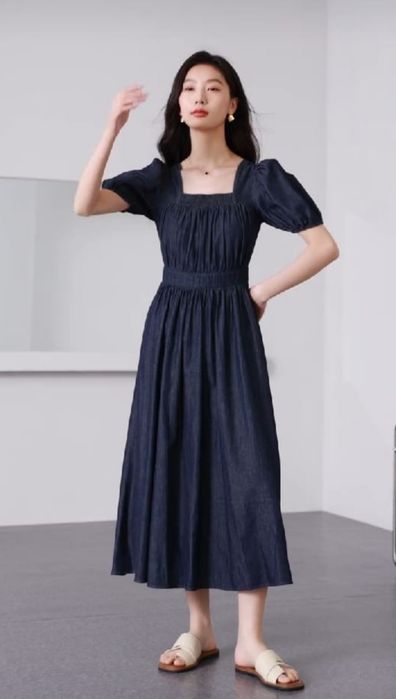 Джинсовое платье женское