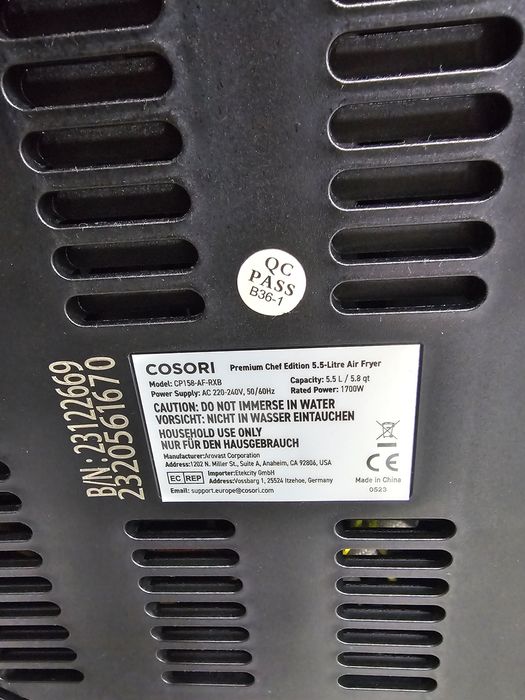Airfrayer Cosori Premium 5.5 l