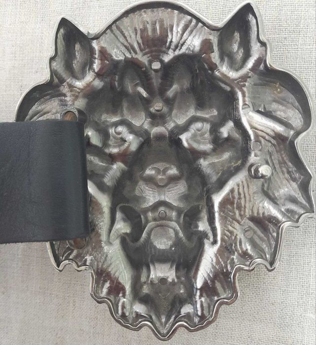 Versus Versace Belt With Leon Head / Made in Italy / Ремень W31-W32