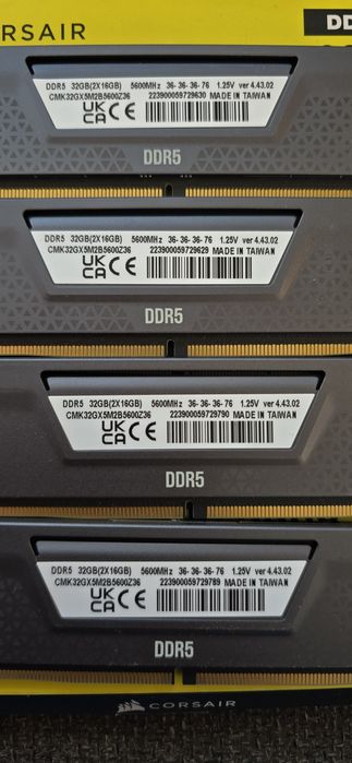 Memorie Ram 128gb DDr5 5600 Cl36 XMP 3.0 Amd Expo