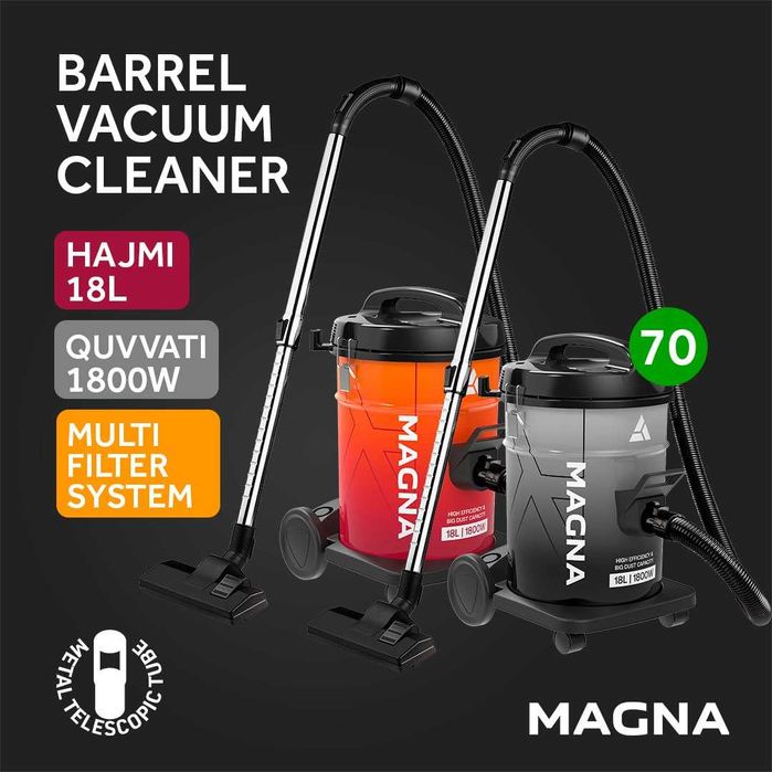 Пылесос Magna - 18л
Модель -  BVC1618O