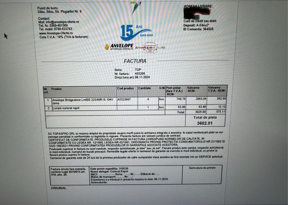 Anvelope de iarna 225 60 R18 Bridgestone Blizzak Lm 005 Dot 25/2023 10