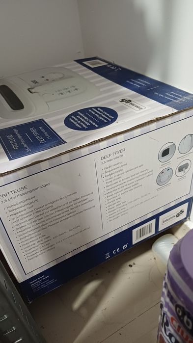 Friteuza SEG DF165, 1800 W, 2,5L, alb