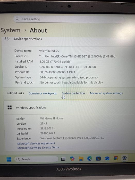 Laptop Asus Vivobook 14