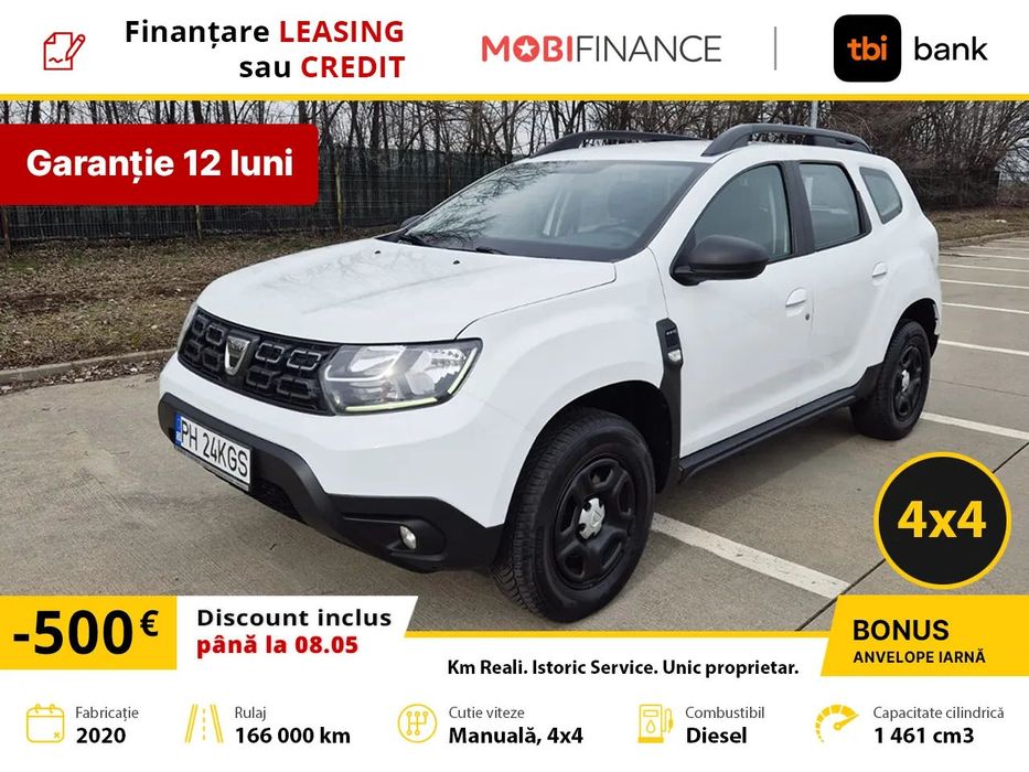 Dacia Duster 4x4 / TVA inclus, deductibil / Istoric service / 24 luni Garantie