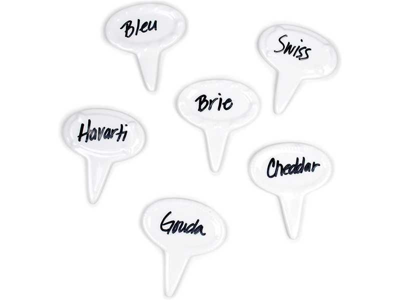 НОВИ! Шистова плоча 26х20х1см с керамични табели за сирена 6 броя