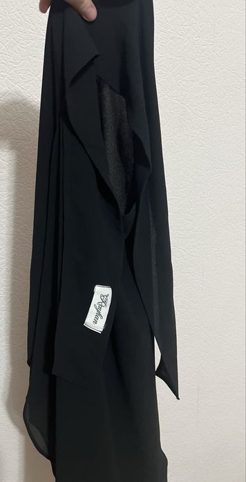 Химара, хиджаб, большой длинный платок(черный)