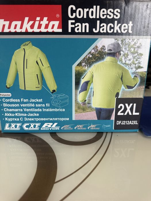 Vand jiaca makita cu ventilatie
