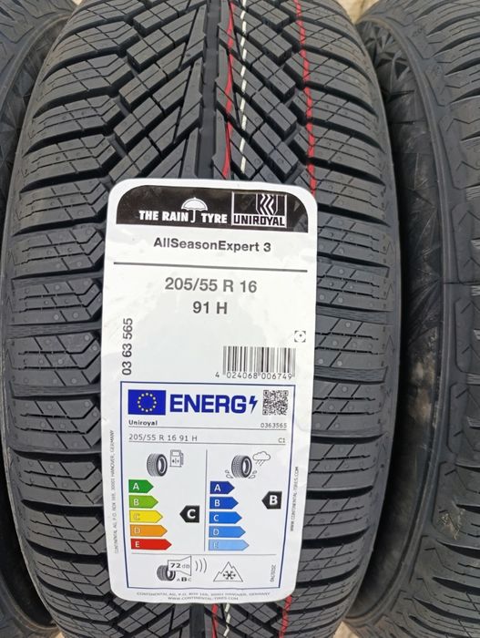Нови всесезонни гуми Uniroyal 205/55/16 All season Expert dot 2026