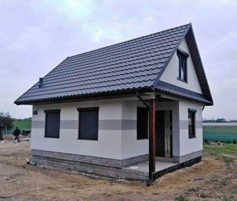 Facem casute pe structură metalică in velite cu panuri sandwich