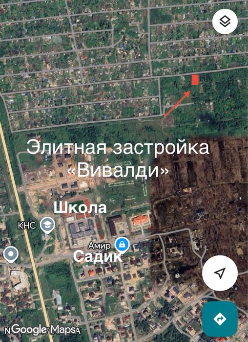 Продам дачный участок в развивающимся районе