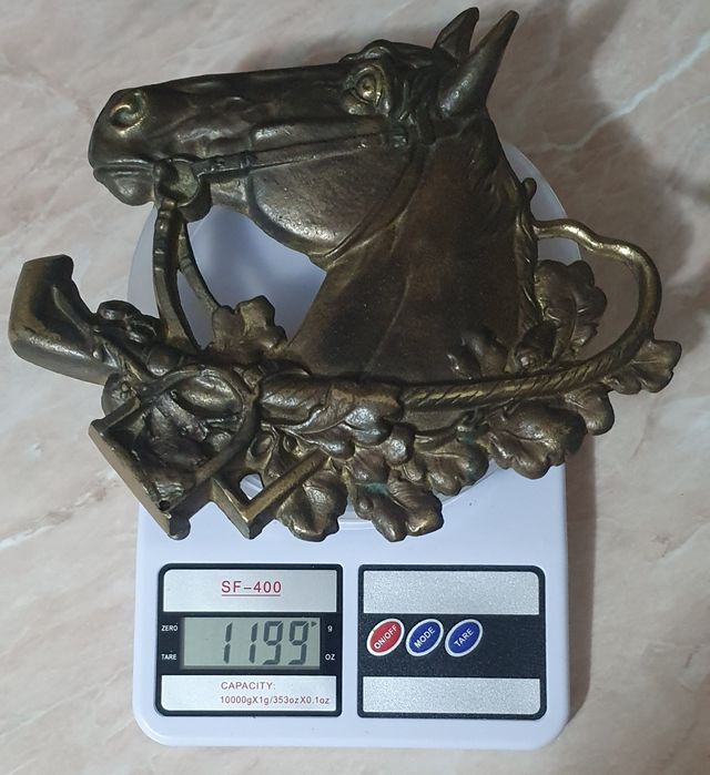 Vând  panoplie  cu  cap de cal.